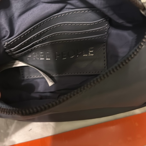 Free People Gray Leather Crossbody Bag - Picture 3 of 6